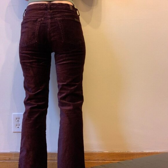 7 For All Mankind velvet pant - Picture 3 of 7